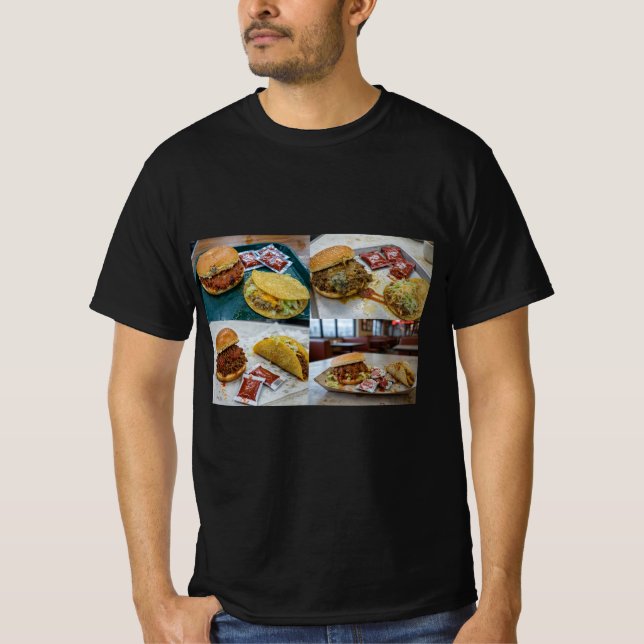 Camiseta Joe desleixado e taco  (Frente)