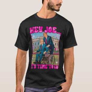 Camiseta Joe É Hora De Ir Muito Bom Homem Donald Trump Dive