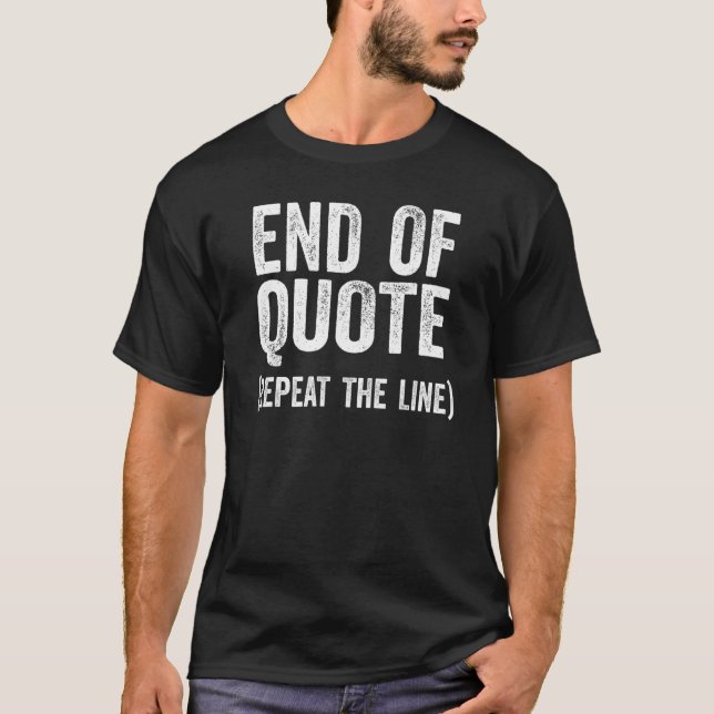 Camiseta Joe End Of Cote Repete A Linha 2 (Frente)