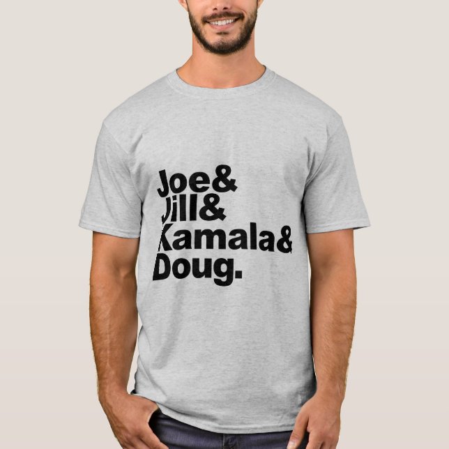 Camiseta Joe & Jill & Kamala & Doug (Frente)