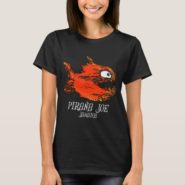 CAMISETA JOE PIRANA JAMAICA (Frente)