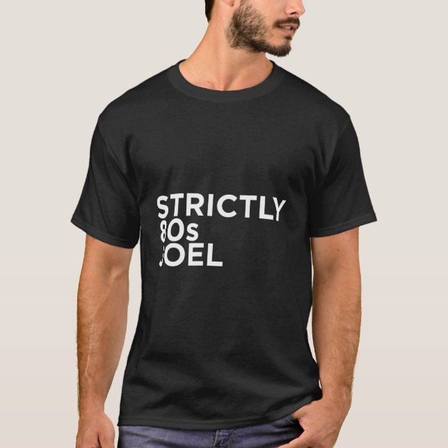 Camiseta Joel dos anos 80 estrito (Frente)