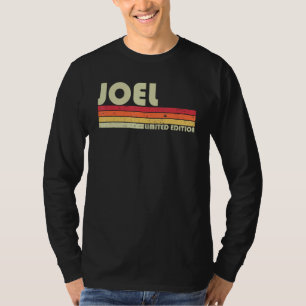 Camiseta JOEL Gift Name Personalizado Funny Retro Vintage B