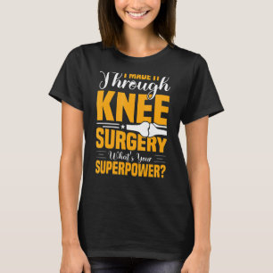Camiseta Joelho de Recuperação Bionica de Sobrevivência de