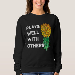 Camiseta Joga Bem Com Outros Pol De Abacaxi