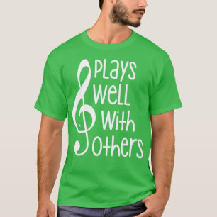 Camiseta Joga Bem Com Outros Tremendos Pares De Música Limp