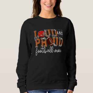 Camiseta Jogada de futebol, mamãe Leopard Imprime Cheetah