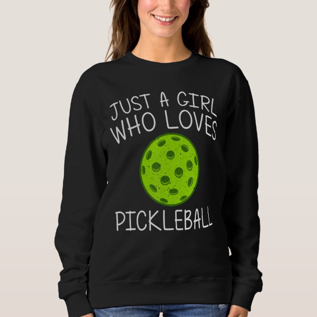 Camiseta Jogada Engraçada Para Meninas Jovens Picoleball B (Frente)