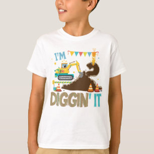 Camiseta Jogada sou 2 e Diggin 'It Construction Art'