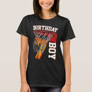 Camiseta Jogada Tema De Um Garoto De Aniversário De 7