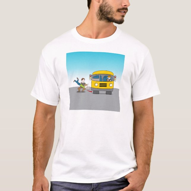 Camiseta Jogado sob o ônibus (Frente)
