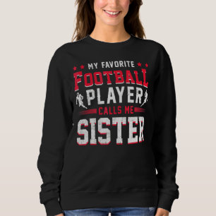 Camiseta Jogador Americano de futebol americano Irmã Pegada