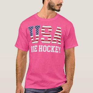 Camiseta Jogador Americano De Hóquei No Gelo Americano