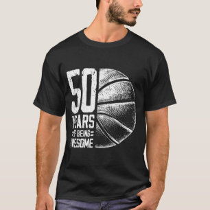 Camiseta Jogador Anos Basquetebol Basquetebol 50º 50 Velho
