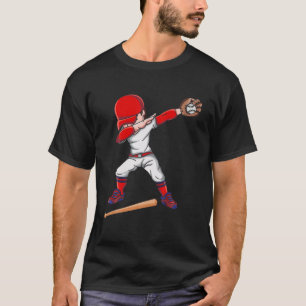 Camiseta Jogador Baseballer Sports Atleta Dabbing Baseball