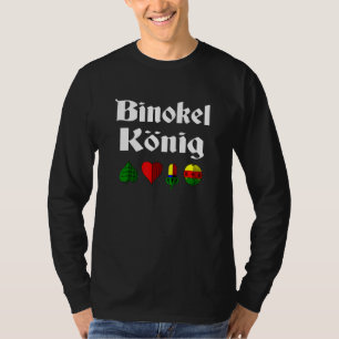 Camiseta Jogador Benoggel Schwab do Jogo de Cartão Binokel