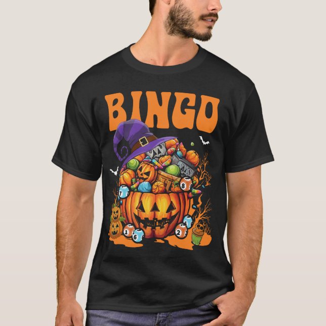 Camiseta Jogador Bingo do Bingo Halloween (Frente)