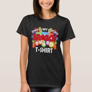 Camiseta Jogador Bingo Engraçado, Bingo Lover. Esta É Minha