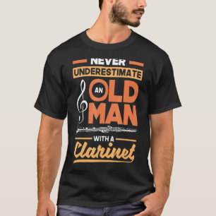 Camiseta Jogador Clarinet Clarinet Clarinet de Bass