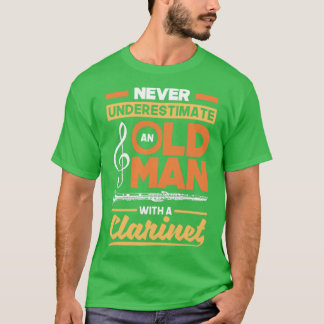 Camiseta Jogador Clarinet Clarinet Clarinet de Bass