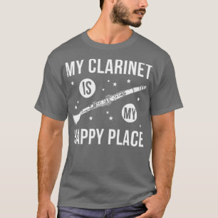 Camiseta Jogador Clarinet Engraçado Clarinetista Meu Lugar