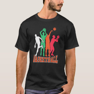 Camiseta Jogador Colorido De Basquete Masculino