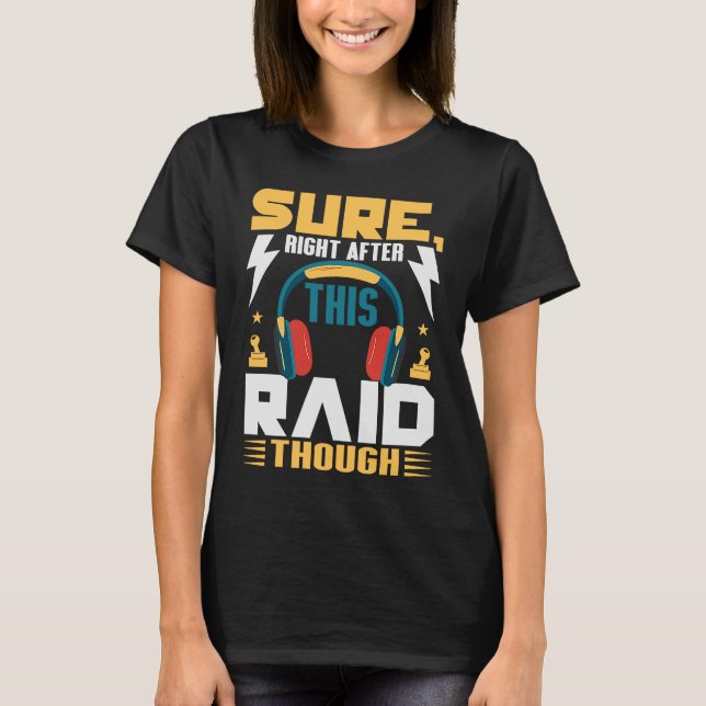 Camiseta Jogador Com Certeza Logo Após Esse Jogo Raid (Frente)