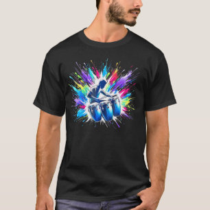 Camiseta Jogador Conga legal Congas Art Music Instrumento M