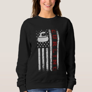 Camiseta Jogador Curling Winter Sports Graphic Design - Cur