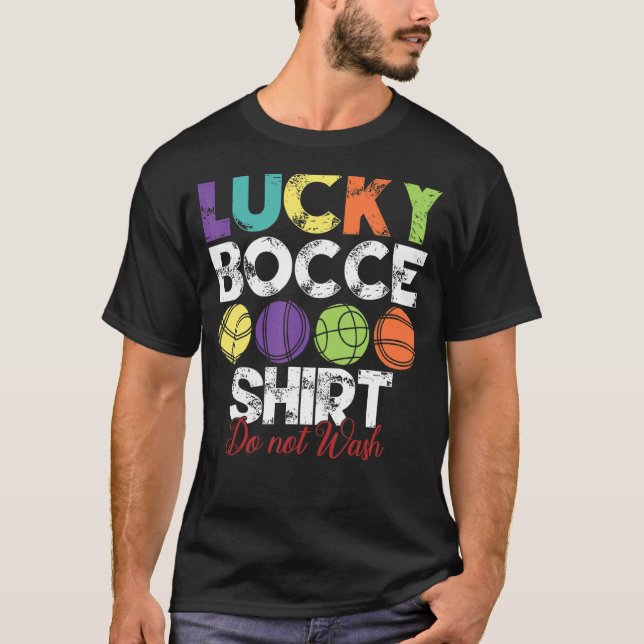 Camiseta Jogador da Bola de Lucky Bocce (Frente)