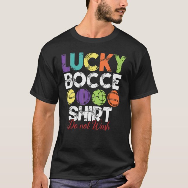 Camiseta Jogador da Bola de Lucky Bocce (Frente)