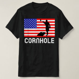Camiseta Jogador da Corn de Conselho da Cornhole American F