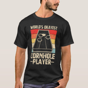 Camiseta Jogador da Cornhole Retro Cornhole Bean