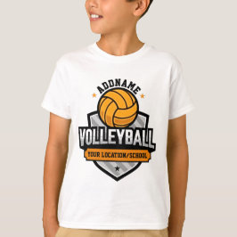 Camiseta Jogador da Equipe de Volei da Escola