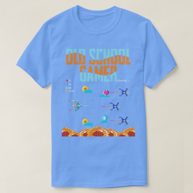 Camiseta Jogador da Escola Antiga (Frente do Design)