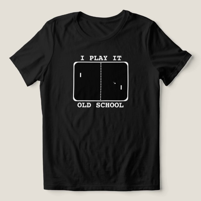 Camiseta Jogador da Escola Antiga (Design frontal)