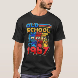 Camiseta Jogador da Escola Antiga Aniversário de 1967 Jogo 