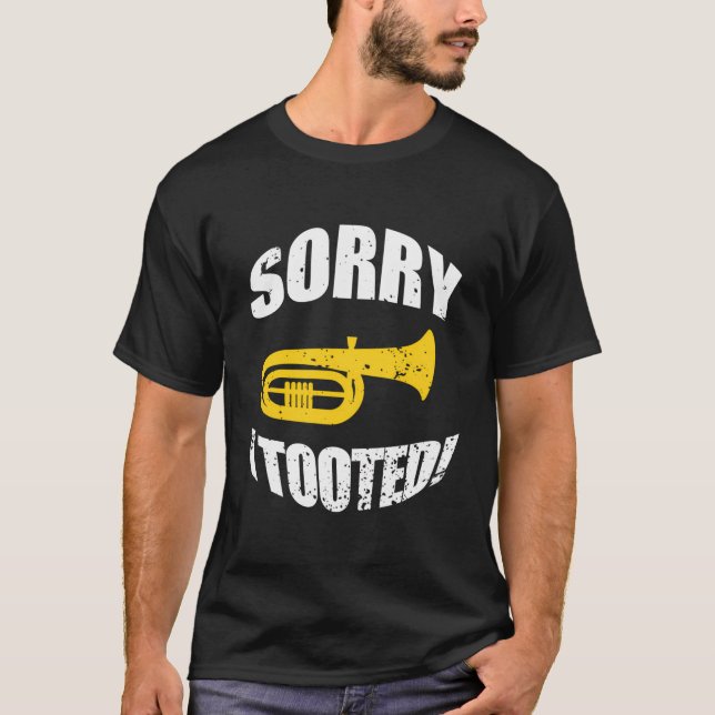 Camiseta Jogador da Tuba, Banda Engraçado (Frente)