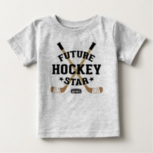 Camiseta Jogador das Estrelas de Hóquei do Futuro do Bebê