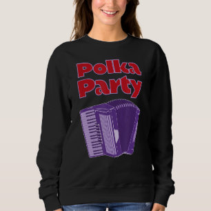 Camiseta Jogador de Acordeão do Partido Polka ficando estra