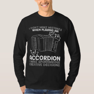 Camiseta Jogador De Acordo Para Homens Acordeonistas 8