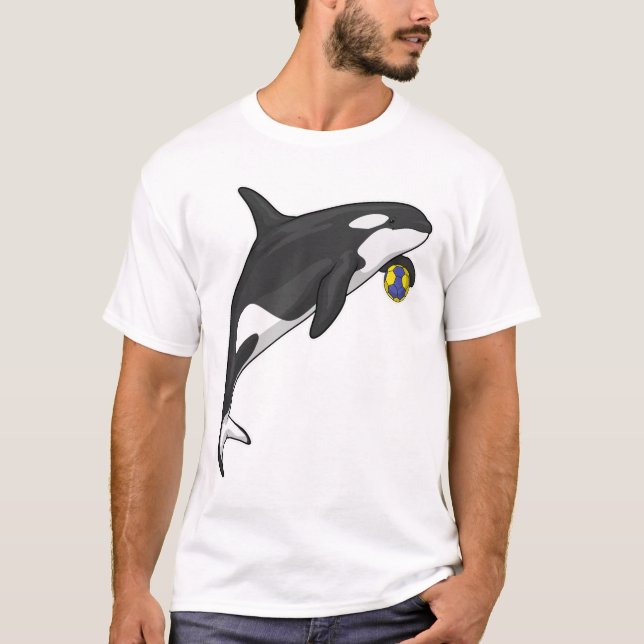 Camiseta Jogador de Andebol Orca (Frente)