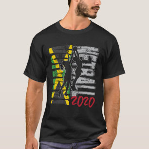 Camiseta Jogador de Apoio do Netball Sports na Jamaica