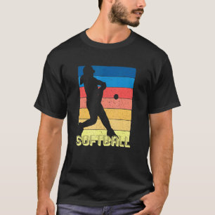 Camiseta Jogador de Arranque de Meninas 70s 80s Mulheres de
