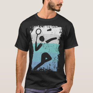 Camiseta Jogador de Badminton do Badminton Retro 2