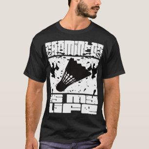 Camiseta Jogador de badminton do fã Badminton 
