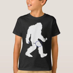 Camiseta Jogador de Badminton do Pé Grande