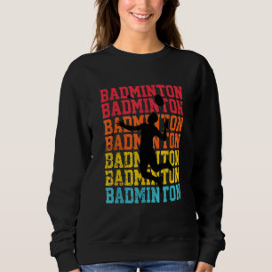 Camiseta Jogador de Badminton Estilo Retro Peteca