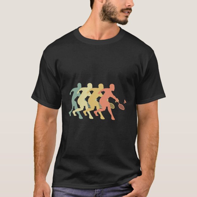 Camiseta Jogador de Badminton - Ideia de Presente de Badmin (Frente)
