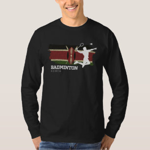 Camiseta Jogador de Badminton Kenya Net Games Badminton